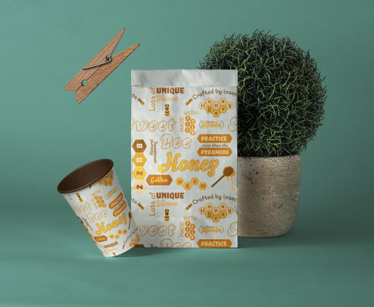 Honey based texture pattern